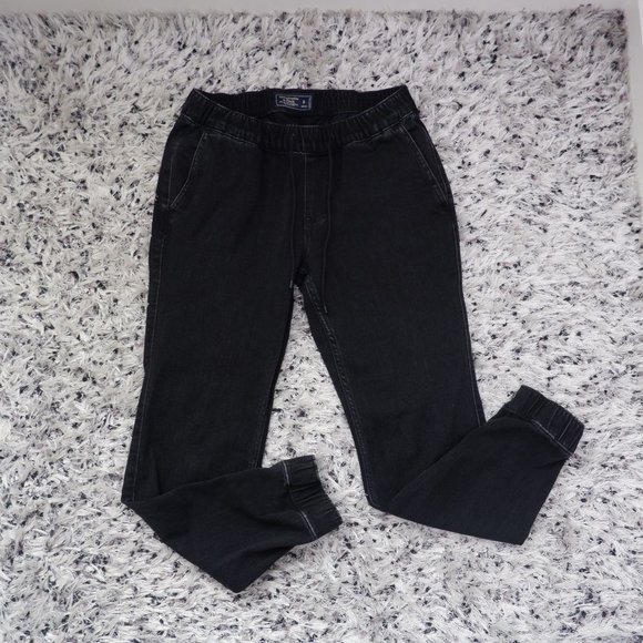 Mens Abercombie and Fitch Denim Joggers - Picture 1 of 5